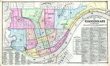 Index Map - Cincinnati, Cincinnati and Hamilton County 1869